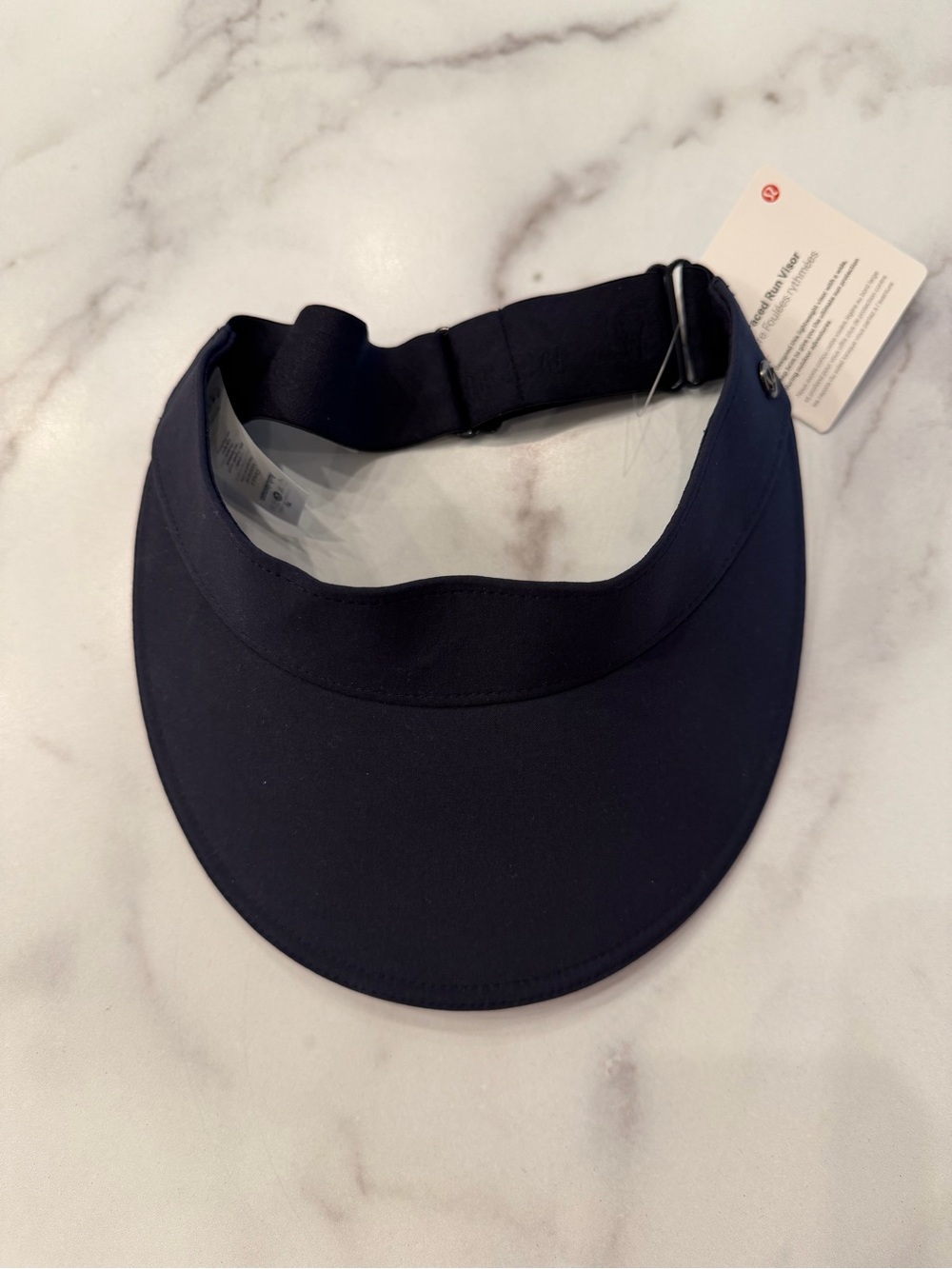 LULULEMON ATHLETICA Navy Blue Fast Pace Rin Visor